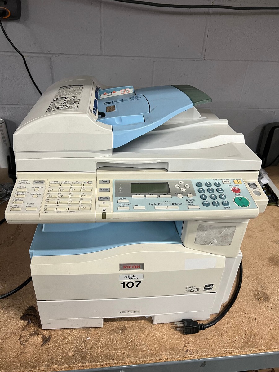 Ricoh AFICIO MP171SPF MP171 Multi Function Printer Used Ricoh AFICIO MP171SPF MP171 Multi Function Printer Used