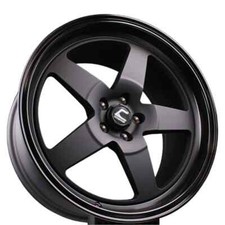 Cosmis Racing Xt-005r Wheel Flat Black W Glossy Lip 18x9 35mm 5x114.3