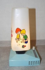 JOUET ANCIEN LAMPE CHEVET WONDER TYPE DANUB MADE IN FRANCE ENFANTS CHIENS
