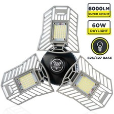 LED Garage Light by Adonix Deformable Ceiling Lights Workshop Shop Home Lamp