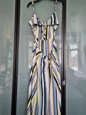 blue aline midi dress Gillian Mist Blue Halter A-Line Midi Dress