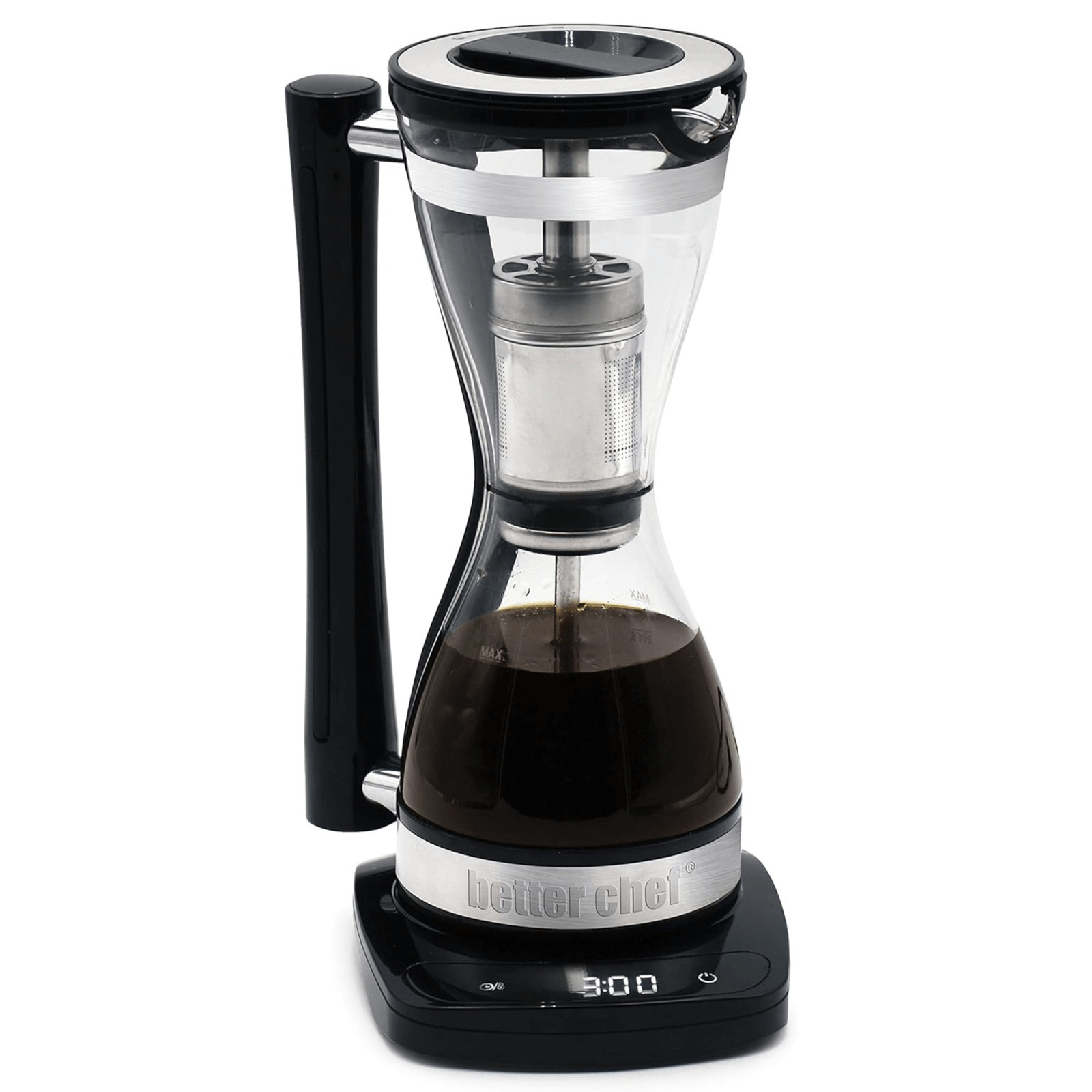 Better Chef Syphon Percolator-Style Personal Coffee Brewing System with Timer