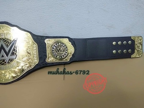 NEW World Heavy Weight Championship Replica Title Belt Adult Size 2mm Brass - Picture 6 of 11