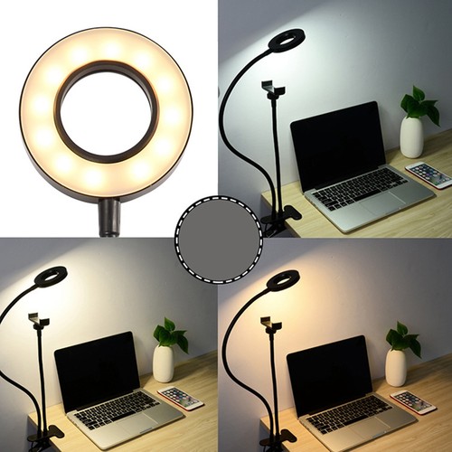 Selfie Ring Light 10 Levels Brightness 3 Light Colors 5000K LED Camera Ring DGD - Picture 19 of 24
