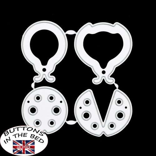 2 Ladybirds Ladybugs Metal Cutting Dies Set, Ladybird, Stencils, Card Making, A4 - Picture 8 of 8