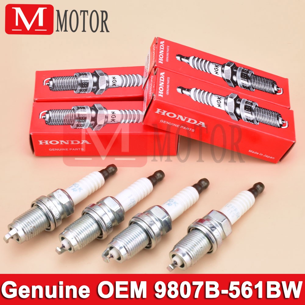 4Pcs Spark Plug Laser Iridium 9807B-561BW IZFR6K11S For Honda Civic 2006 - 2011