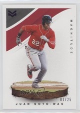 2020 Panini Chronicles Magnitude Purple 1/25 Juan Soto #6 nd3