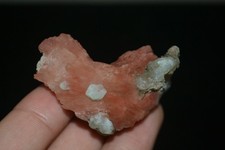 heulandite Red  Mineral Specimen – India #1946