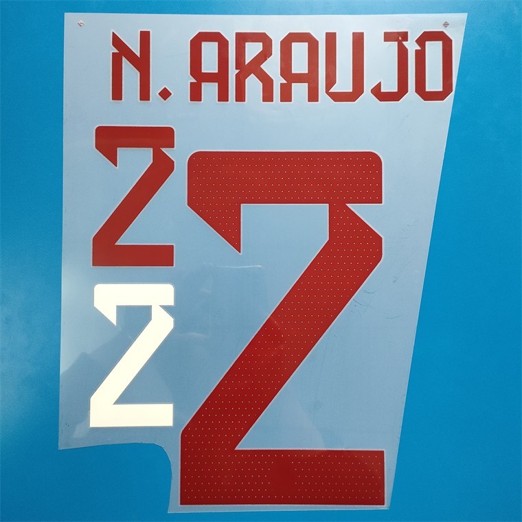 Mexico 2022 Néstor Araujo Player Size Soccer Shirt Nameset Name Number ID Print