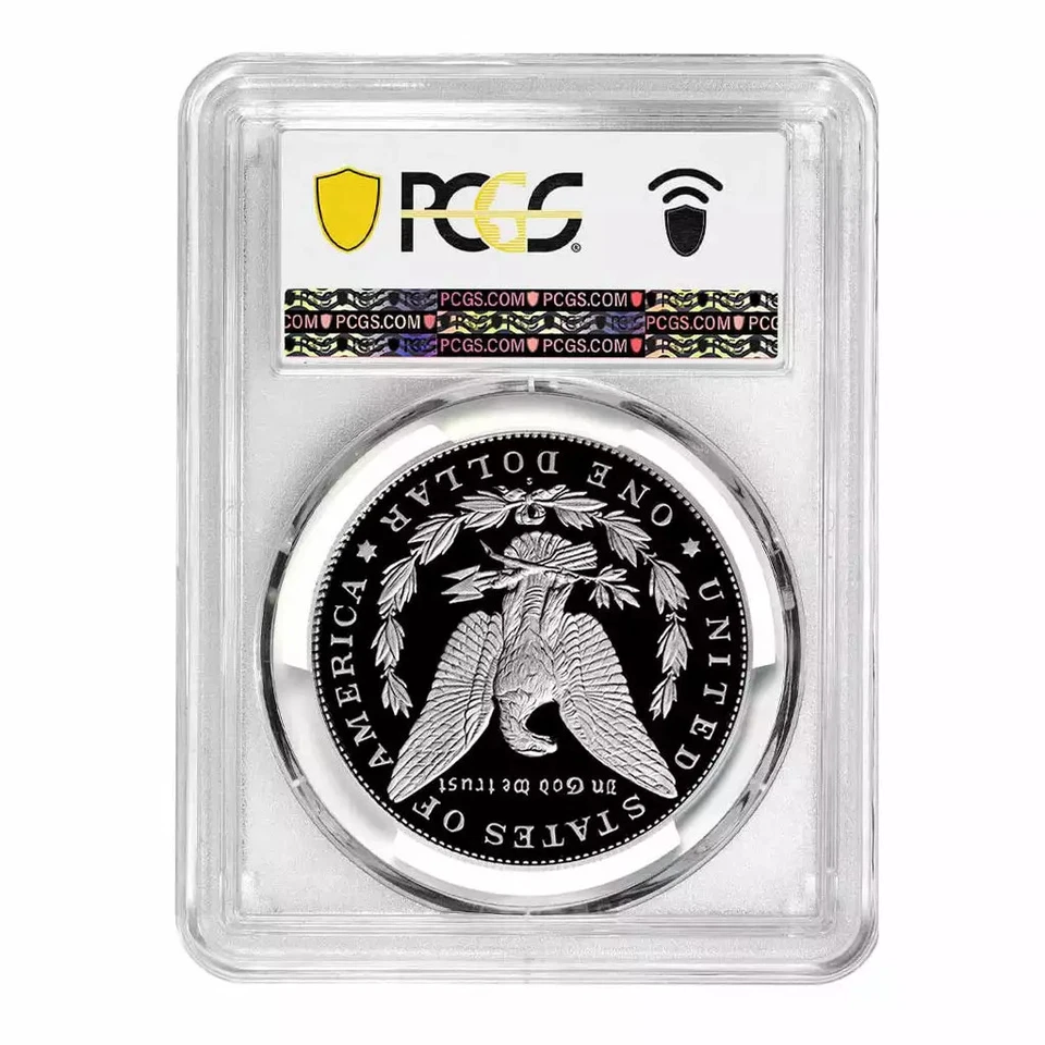 2023-S Morgan Dollar PCGS PR70DCAM with Box and COA - Image 2 of 3