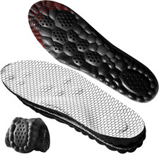 4D Cloud-Soft Comfort Soles for Men - Memory Foam Steppers Insoles with Fresh-Te