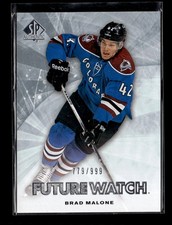 2011-12 SP Authentic Future Watch 189 Brad Malone Colorado Avalanche