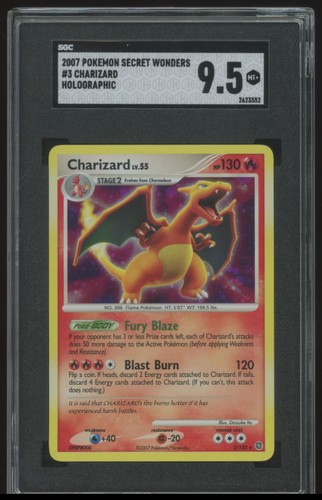 Charizard graded SGC 9.5 for sale on eBay