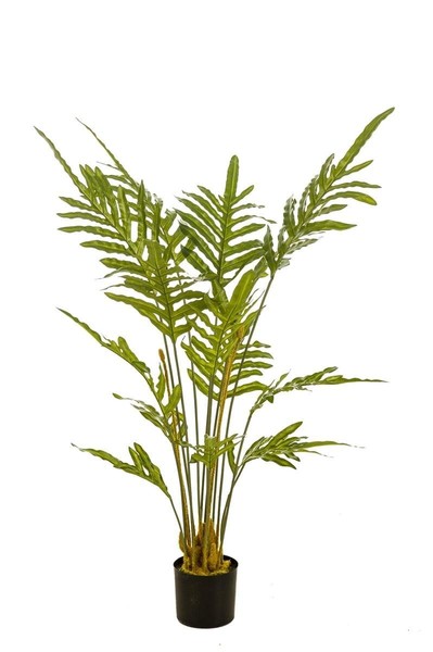 Artplants KüNstlicher GoldtüPfelfarn Klavon, GrüN, 120Cm-image