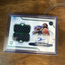 2024 Topps Motif Rookie Quad Relic Auto Ultramarine Jarace Walker Pacers /10