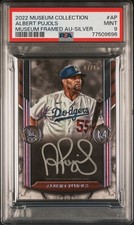 2022 Topps Museum Collection Albert Pujols Framed Auto SSP # /15 Dodgers PSA 9