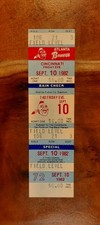 Dale Murphy Notches 1st of 5 Career 35-HR Seasons/Wins 1982 MVP Braves Ticket NM