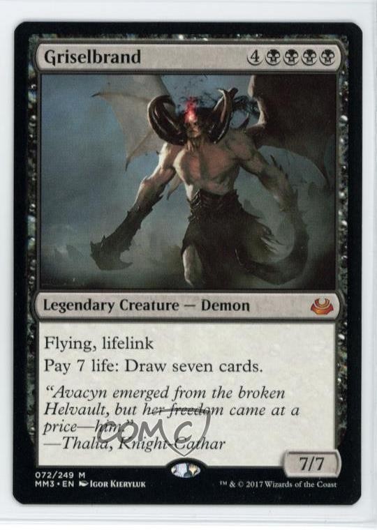 Griselbrand Magic: Modern Masters 3: 2017 Edition MM3 #072