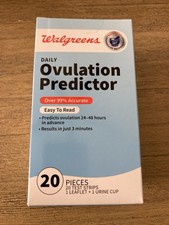 Walgreens Daily Ovulation Predictor 20 Pieces Over 99 Accurate Easy To Read