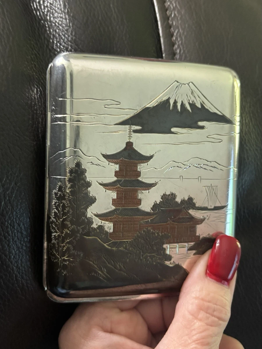 日本1900-1940 年美国纯银香烟盒、火柴盒| eBay