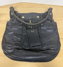 Marc By Marc Jacobs Leather Black Crossbody Bag Gold Hardware