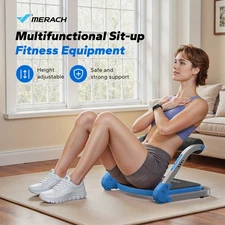 6-in-1 Multifunctional Abdominal Trainer Core Home Fitness Ab Workout Equipment