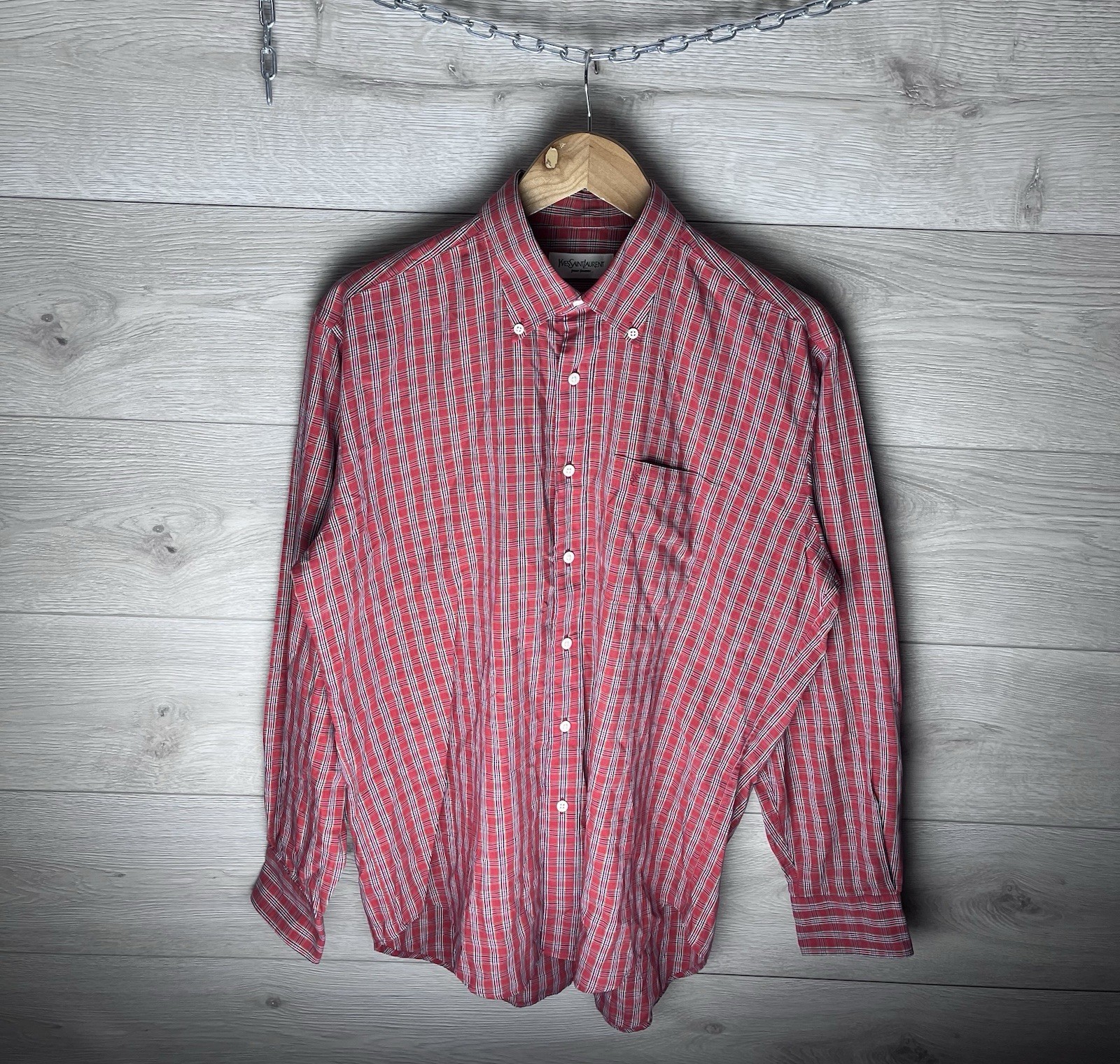 Camicia vintage Yves Saint Laurent taglia L y2k lusso uomo