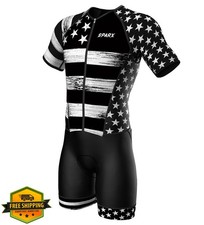Sparx Mens Elite Aerosuit Triathlon Suit Short Sleeve
