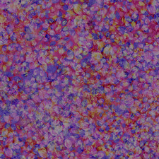 45" Wide Fancy Foliage Fabric 100 Cotton Digital Print Violet Pink By The Yard