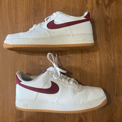 Nike Air Force 1 '07 2 White/Team Red/Blue Void CI0057-101 Low Top Sneaker