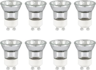 8 Stück GU10 Mini 35W Halogenlampe Dimmbar, MR11 230V Halogen Reflektorlampen,