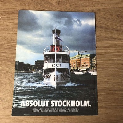 FASH08 ZEITSCHRIFTENANZEIGE 12X9 ABSOLUT STOCKHOLM - SUPREME VODKA