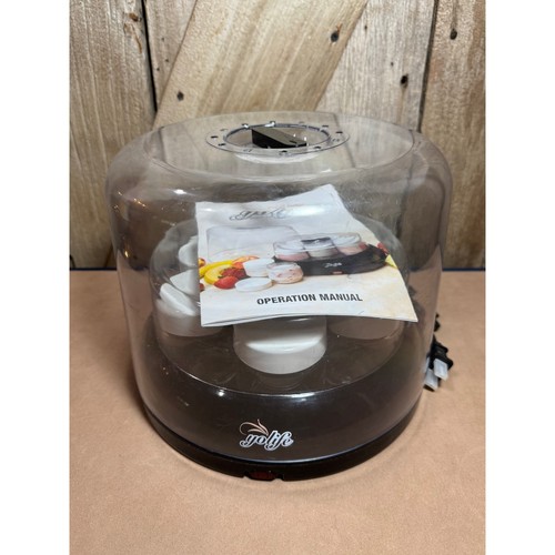 Yolife YL210 Yogurt Maker Tribest Large & Small Covers 7 Yogurt Jars & Lids