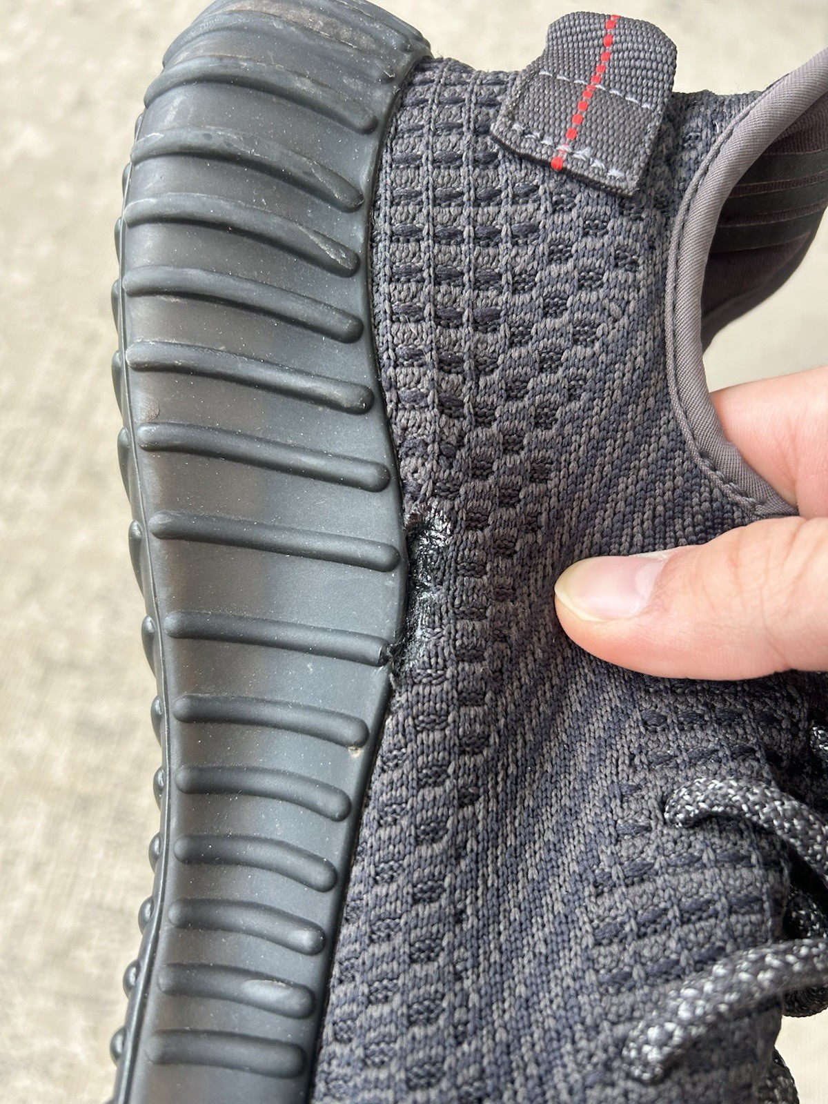 Size 10.5 - adidas Yeezy Boost 350 V2 Low Black Non-Reflective thumbnail 6