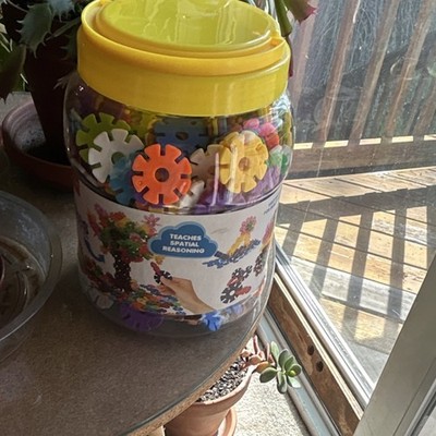 VIAHART Brain-Flakes Interlocking Blocks Set 500+ STEM Canister