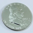 1961 Proof Franklin Half Dollar 90% Silver MS MINT STATE DETAILS #7996