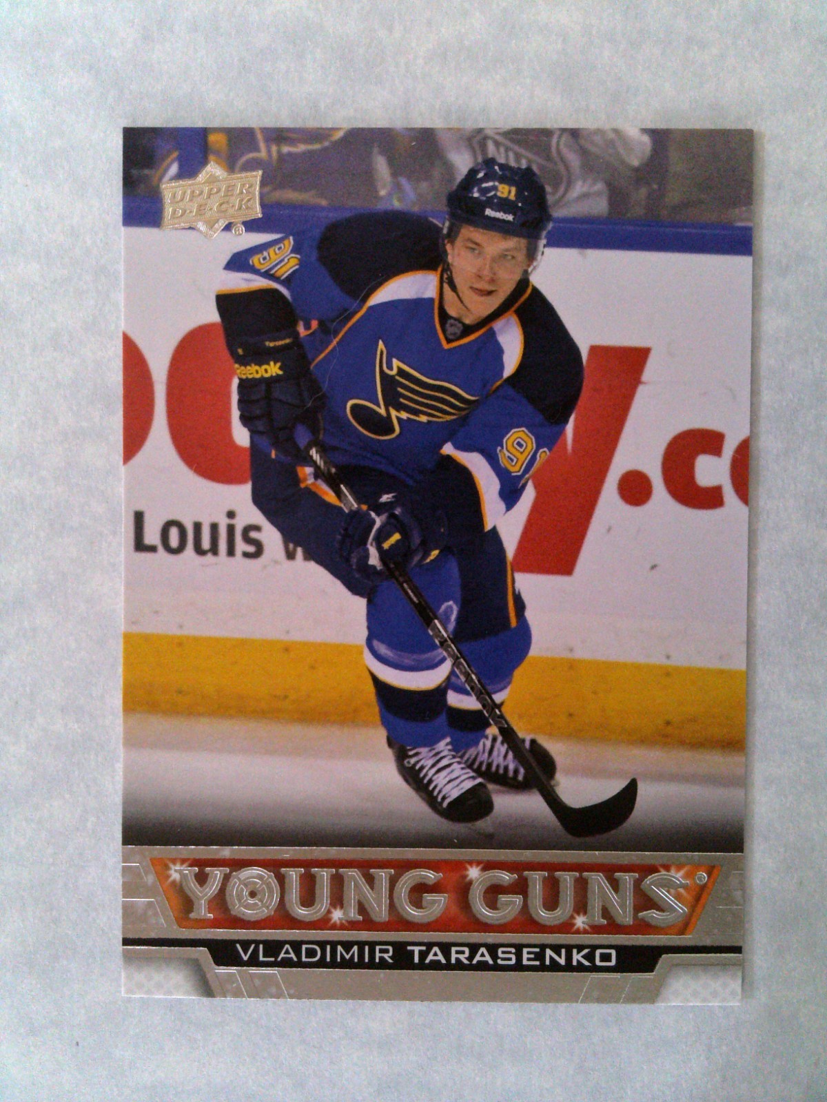 2013-14 Upper Deck #230 Vladimir Tarasenko Young Guns RC St. Louis Blues