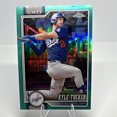 Topps 2026 Chrome Kyle Tucker Los Angeles Dodgers #58 Serial Numbered /199