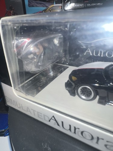 Aurora Model 1:64 Toyota Rocket Bunny GR 86 Black and White/ With Figure - Picture 3 of 3