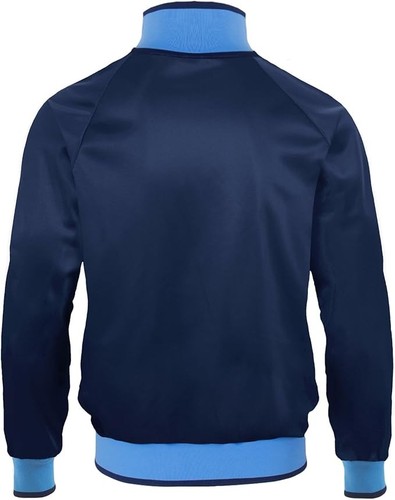 Manchester City Tracksuit Top Boys 10 11 Years Kids Official RETRO Track Jacket - Picture 7 of 10