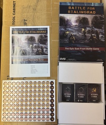 Battle For Stalingrad - The Epic East Front Battle Game - DVG Spiele - Brettspiel