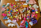 Vintage 60`s 70`s 80`s Doll ,Barbie , Baby, Mini doll Clothes, Accessories HUGE!