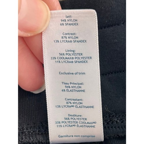 Ivivva by Lululemon Girls Live to Move Crop Pants Dance Activewear Black Size 12 - Picture 6 of 10