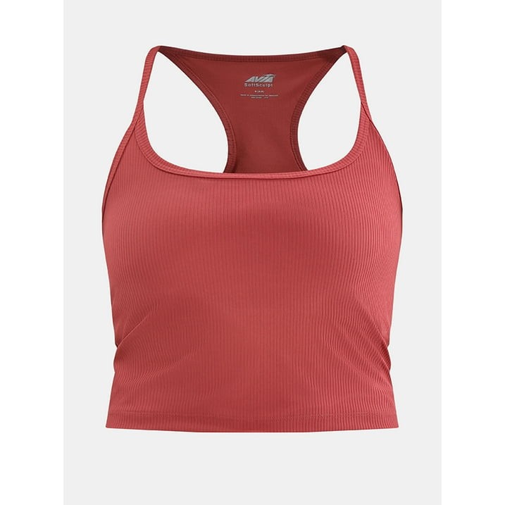 NWT Avia Women's Ribbed SoftSculpt Tank Top with UPF 50, Sizes Med - XL