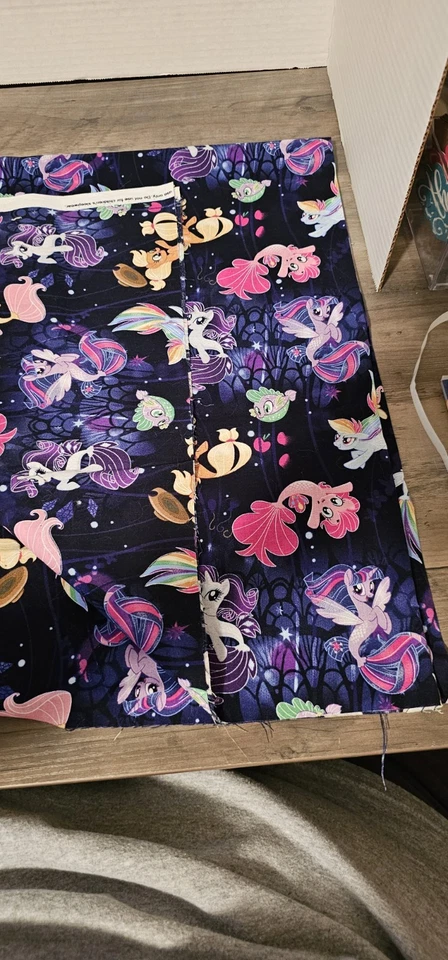 My Little Pony HASBRO "FARAWAY ADVENTURES" Sea Mermaid Pony   RARE  1 yard X 42" - Image 4 of 4