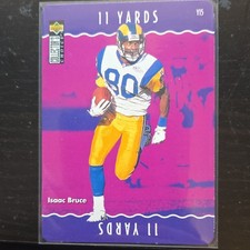 1996 Upper Deck Collector's Choice Update Isaac Bruce #Y15 St. Louis Rams NFL