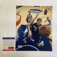 Dirk Nowitzki Autographs Cards and Photos for Panini 10