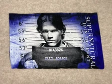 CW Supernatural Pillow Case Sam Winchester Mugshot Authentic Licensed Vintage