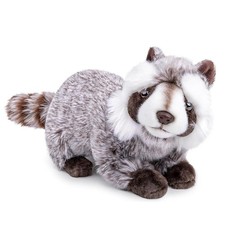 Raccoon Plush Toy 12 Inch Soft Lifelike Stuffed Animal for Kids