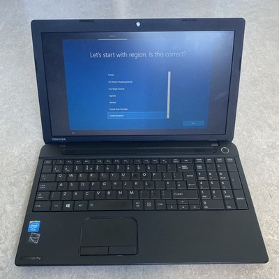 Toshiba Satellite Pro C50-A-1E0 15,6'' Laptop Intel 4Gb RAM 500Gb Windows 10 DVD 